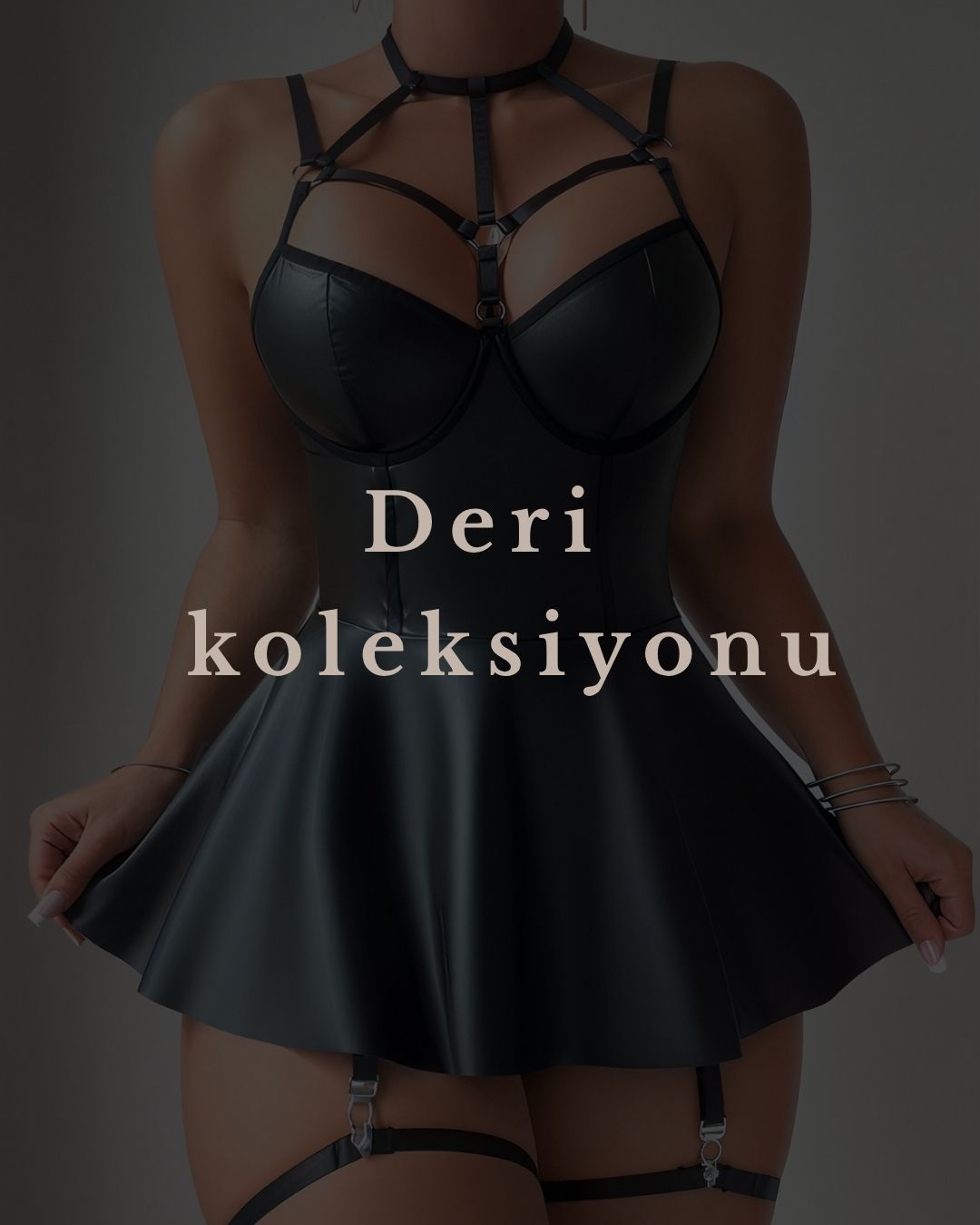 NUANİGHT Küçük Beden - Deri Koleksiyonu
